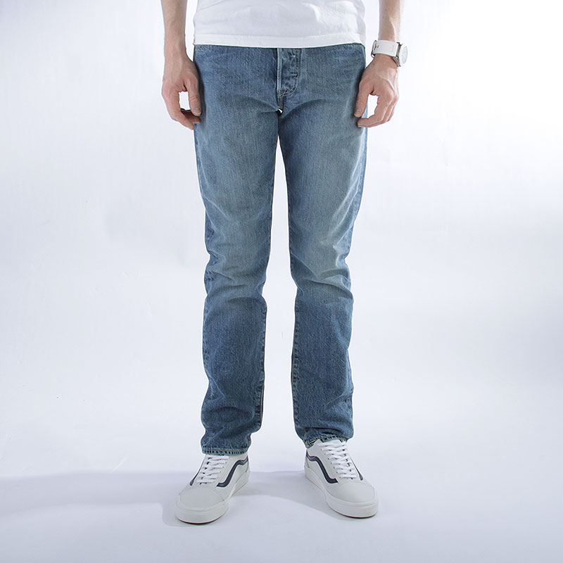 мужские синие джинсы Levi`s 501 1817300210 - цена, описание, фото 4